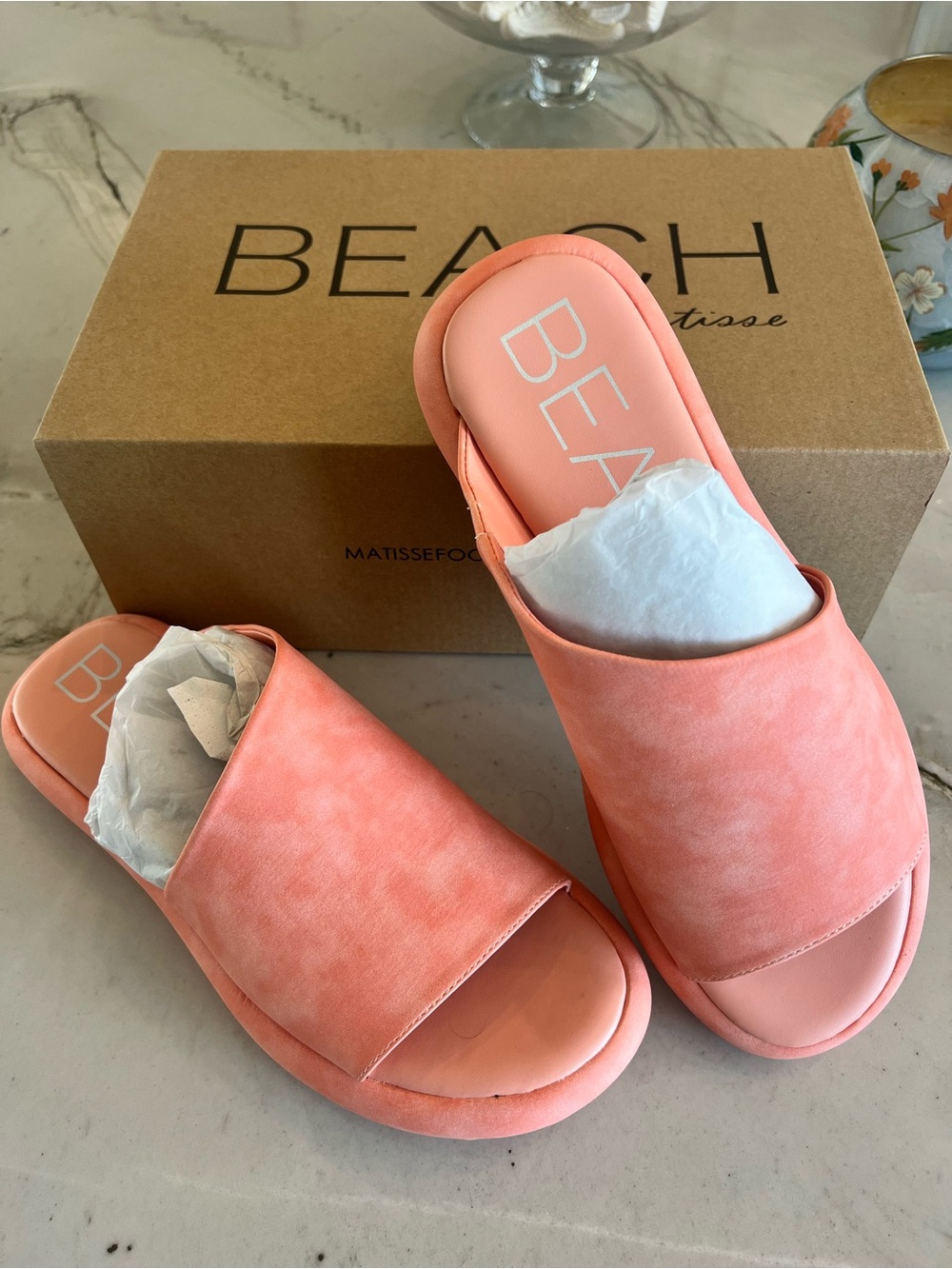 Beach by Matisse-Coral Pink Slide